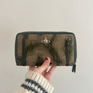 SOLD vintage green large vivienne westwood wallet